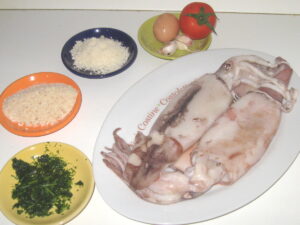 Ingredienti-Ricetta-calamari-ripieni-da-preparare-al-forno